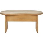 Tables basses design Miliboo blanches en bois massif avec rangement 