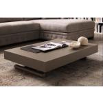 Tables basses relevables taupe extensibles 