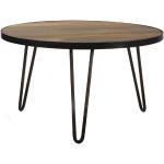 Table à manger ronde marbre noir argent RUBY -Table/Chaise Design