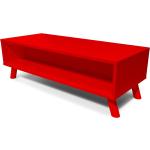 Tables basses rectangulaires ABC Meubles rouges en pin made in France scandinaves 