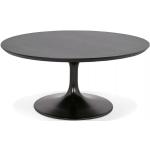 Tables basses design Paris Prix noires en métal diamètre 90 cm scandinaves en promo 
