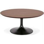 Tables basses design Paris Prix marron en métal diamètre 90 cm scandinaves en promo 