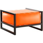 Tables basses orange en aluminium 