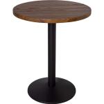 Tables rondes marron en bois 2 places diamètre 60 cm 