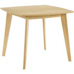 Tables carrées design Rendez vous deco marron en bois modernes 