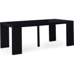 Table Console Extensible Oxalys Noir Laquée