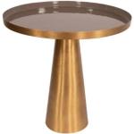 Tables rondes grises en fer diamètre 51 cm minimalistes 