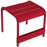 Table d'appoint Luxembourg / Pouf - L 42 cm - Fermob rouge en métal