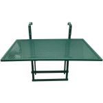 Table de Balcon Design Pliable 60cm Vert - Paris Prix