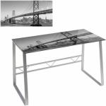 Tables en verre grises en verre modernes 