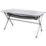 Tables de camping blanches en aluminium 
