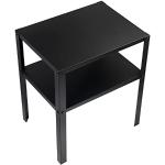 Table de chevet Ikea Knarrevik en métal noir avec