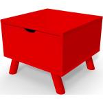 Chevets ABC Meubles rouges en pin made in France scandinaves 