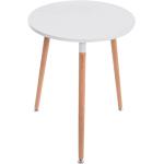 Tables rondes en bois diamètre 60 cm 