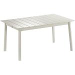 Tables de jardin Lafuma Mobilier beiges en aluminium made in France 6 places 