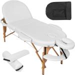 Tables de massage Helloshop26 blanches pliables 