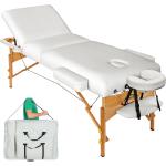 Tables de massage Helloshop26 blanches pliables 