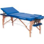 Tables de massage marron en bois massif Nirvana pliables 