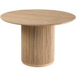 Tables de salle à manger design Paris Prix marron en manguier diamètre 120 cm en promo 