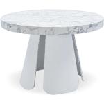 Tables de salle à manger design Paris Prix blanches extensibles diamètre 110 cm en promo 
