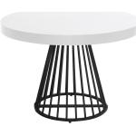 Tables de salle à manger design Paris Prix blanches extensibles diamètre 110 cm modernes en promo 
