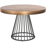 Tables de salle à manger design Paris Prix marron extensibles diamètre 110 cm modernes en promo 