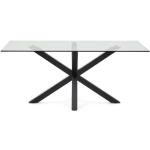 Tables de salle à manger design Kave Home noires en acier 