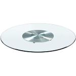Tables rondes en aluminium diamètre 80 cm 