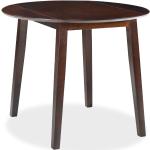 Tables de salle à manger design Helloshop26 marron en MDF diamètre 75 cm 