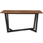 Tables de salle à manger design Miliboo marron en bois 4 places 