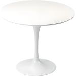 Tables rondes blanches en fibre de verre diamètre 90 cm 