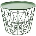 Tables rondes vertes en métal diamètre 50 cm modernes 