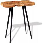 Table haute mange debout bar bistrot bois d'acacia massif 90 x 60 x 110 cm 0902063