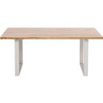 Table Jackie Chêne Argent 160x80cm Kare Design