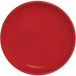Assiettes creuses Table Passion rouges en verre diamètre 32 cm 