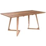 Tables de salle à manger design marron en bois 6 places scandinaves 