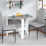 Tables de salle à manger design blanches pliables 4 places modernes en promo 