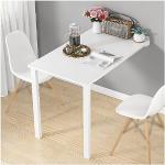 Tables d'appoint blanches pliables 