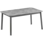 Tables rectangulaires Lafuma grises en aluminium 
