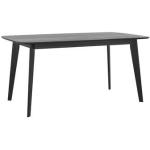 Tables de salle à manger design noires en bois scandinaves 