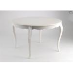 Table ronde extensible Murano 120-160cm beige - Cr�me
