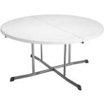 Tables rondes blanches pliables 