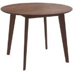 Tables rondes marron en bois 4 places diamètre 75 cm 