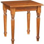 Tables de salle à manger Biscottini marron en bois massif extensibles rustiques 