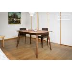 Tables de salle à manger design Pib marron en bois massif scandinaves en promo 