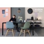 Tables de salle à manger design Zuiver marron en frêne scandinaves en promo 