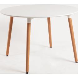 Table Tower Ronde 100 cm Blanche