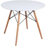 Table Tower Ronde 110 cm Tendeurs Blanche