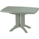 Grosfillex - table vega 118x77x72 cm coloris vert tender - rouge bossa nova