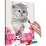 Tableaux sur toile en pin à motif chats 